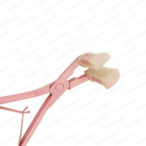 Outils d'épilation chauffants en acier inoxydable rose pour outil d'extension capillaire à bande fabriqué par zur International - Product Image 4