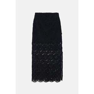 กระโปรงลูกไม้ทรงเอไลน์ยาวปานกลาง - Product Image 5