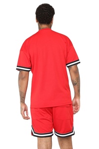 2024 nouvelle mode hommes Sport Jogging costume Logo personnalisé à manches courtes vêtements de plage été décontracté deux pièces ensemble grande taille imprimé - Product Image 2