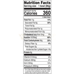 Fideos NONGSHIM en Tazón, Sabor Camarones Picantes, Paquete de 12 - Product Image 3