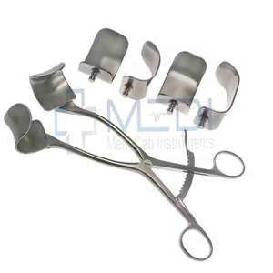 Juego de instrumentos de cirugía con retractor de hombro Kolbel con 6 cuchillas - Product Image 2