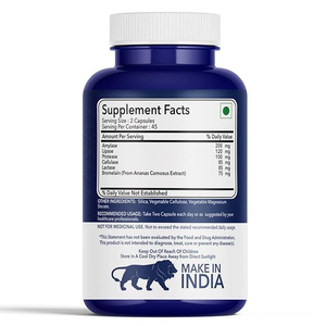 แคปซูลเอนไซม์ย่อยอาหารที่มีประสิทธิภาพสูงสำหรับการดูดซึมสารอาหารในกระเพาะอาหารความสมดุลในแต่ละวันการย่อยอาหารและไลฟ์สไตล์ที่ราบรื่น - Product Image 3