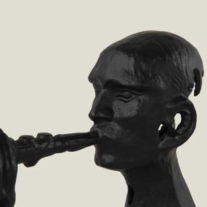 รูปปั้นอลูมิเนียมตกแต่งด้วยเส้นโค้งเรียบและขัดเงาที่ออกแบบมาสำหรับนักออกแบบตกแต่งภายในของสะสม - Product Image 5