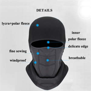 Vente en gros de cagoule avec logo personnalisé cagoule respirante en polyester et coton cagoule de créateur solide - Product Image 2