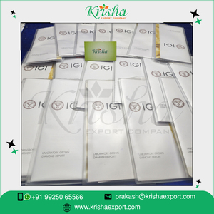 Increíble venta en diamantes certificados IGI blancos de corte redondo sintético cultivado en laboratorio de calidad genuina VVS VVS1 VVS2 claridad - Product Image 5