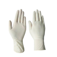 Gants en latex jetables blancs naturels, très demandés, certifiés CE, ISO et EN, lisses, poudrés, tailles XS-XL, prix bas
