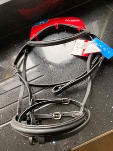 Brida negra completa de alta calidad de cuero genuino FABRICANTE de brida de caballo - Product Image 2