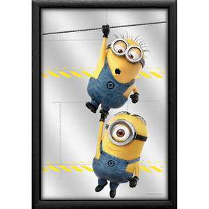 Espejo de Pared con Diseño de Minions de Despicable Me 3, Estilo Contemporáneo - Product Image 1