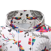 Nuevo Diseño, Sudaderas con Capucha para Hombre, Tallas Grandes, Color Blanco Hueso, Transpirables, de Poliéster, con Bordado en Relieve 3D, para Verano e Invierno