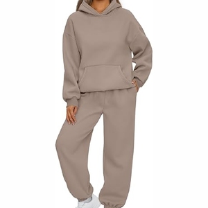 Venta caliente calidad única 100% algodón Mujer chándal con capucha tamaño personalizado y color - Product Image 5