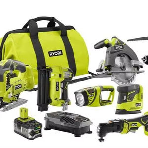 ชุดเครื่องมือไร้สาย RyobiS P1896 ONE Plus 18 โวลต์ ลิเธียม-ไอออน ของแท้ใหม่ (12 ชิ้น) - Product Image 1