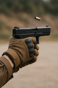 Construido para guantes tácticos de batalla-Protección de agarre de medio Dedo de poliéster de alta calidad para hombres - Product Image 2