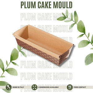 Moldes Rectangulares Personalizables para Pasteles de Ciruela, Celulosa Pura Antiadherente, Apto para Microondas y Horno, Hecho en Italia - Product Image 2