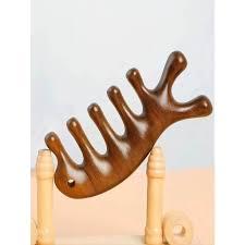 PEIGNE EN BOIS AUX HERBES INFUSÉ D'ESSENCE DE FEUILLE DE CATAPPA - Product Image 3