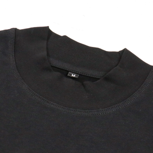 เสื้อยืดฮิปฮอปทรงครอปผู้ชาย ผ้าฝ้าย 100% ทรงโอเวอร์ไซส์ ล้างสีแบบแอซิด พิมพ์ลายสกรีน สีดำ ยูนิเซ็กส์ น้ำหนัก 280 GSM เสื้อยืดเนื้อหนา - Product Image 2
