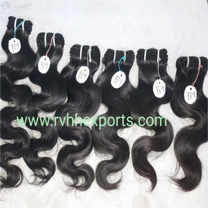 Échantillon de cheveux vague de corps couleur noire cheveux 100% cheveux humains vierges non traités - Product Image 2