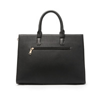 Mode femmes 13 pouces en cuir étanche ordinateur portable sac fourre-tout affaires bureau travail porte-documents élégant ordinateur couvre