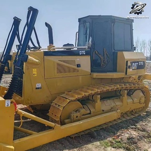 Bulldozer CAT D7G d'occasion en bon état et abordable, avec chenilles Caterpillar, pour les travaux de construction lourds - Product Image 2