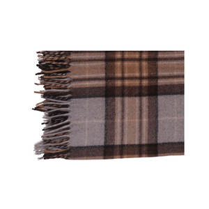 Manta Mackellar suave de diseño personalizado recién llegado del fabricante indio técnica tejida con patrón de rayas para la temporada de otoño - Product Image 2