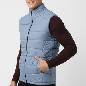 Pakistan Fabricant Puffer Vest Qualité Toile Full Zipper Style Casual Plus Size-Prix de gros - Product Image 6