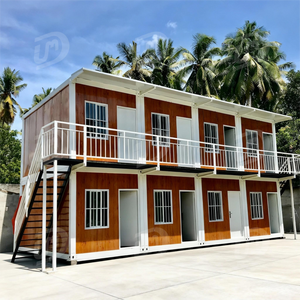 Nhà nhỏ lắp ghép hai tầng, tháo rời, kiểu cabin, nhà container lắp ráp sẵn cho các dự án cho thuê - Product Image 2
