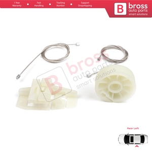 Juego de Reparación de Elevalunas Eléctrico BWR499, Puerta Trasera Izquierda para Scenic Grand Scenic MK2 JM0/1 2003-2009 4/5 Puertas 8200118856 - Product Image 6