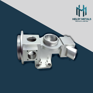 Bloc de collecteur en aluminium usiné VMC de haute précision, ports filetés, trous percés, base solide pour systèmes hydrauliques et pneumatiques - Product Image 4