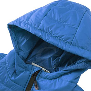 Veste matelassée d'hiver pour homme, grande taille, chaude, pour l'extérieur, avec col montant, en toile, rembourrée en polyester, vente en gros - Product Image 6