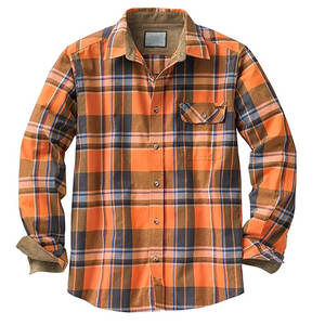 T-shirts en flanelle classiques, légers et chauds, parfaits pour les tenues décontractées et les ensembles superposés. - Product Image 1