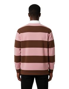 Polo à manches longues pour homme avec logo personnalisé, respirant, couleur unie, pour le golf, collection 2026 - Product Image 2