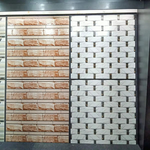 เอฟเฟกต์3D ความหนา9มม. 30*60ซม. ตกแต่งด้วยแสงความหนา9มม. การผสมผสานสีเข้มภายนอกกำแพงเซรามิกชั้นโรงแรมกลางแจ้ง - Product Image 1