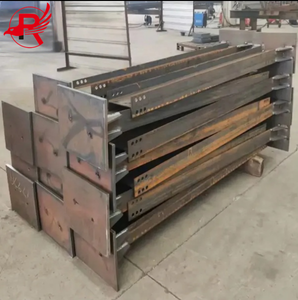 Pièces de soudage en acier au carbone ASTM OEM, poutre en H, grade A36/A992/A572, tolérance de 1%, <span class=keywords><strong>services</strong></span> de découpe et de pliage pour l'acier - Product Image 1