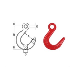 Crochet de fonderie G80 en alliage peint pour l'industrie lourde et l'exploitation minière - Product Image 2