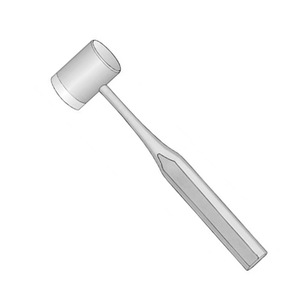 Instrumentos ortopédicos CE ISO Combinación Mazo Cabeza de acero inoxidable sólido 32mm Diámetro 12oz 340 gramos Peso 8oz 227 gramos Cabeza - Product Image 2