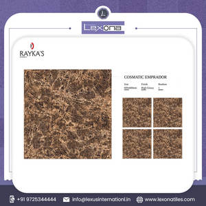 Carreaux de sol carrés émaillés en porcelaine au design moderne 600x600mm Accents polis bon marché pour salle de bain pour la décoration intérieure de la maison - Product Image 2