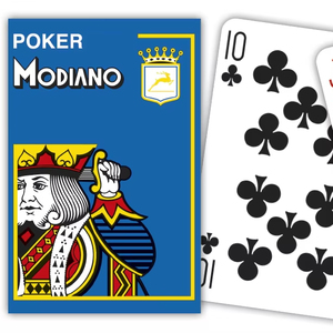 Modiano Chất lượng cao 320g Poker cầu chơi thẻ 4 thường xuyên màu xanh 350GSM giấy không chuyên nghiệp người chơi đóng gói trong hộp giấy - Product Image 1
