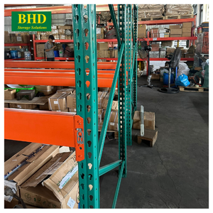 Bracing Top Selling Stock de acero estándar personalizado RAL6000 Proveedor de EE. UU. Vietnam Estante de paleta de altura para almacén - Product Image 4