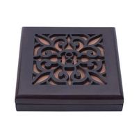 Boîte de rangement et de présentation de pièces de monnaie rectangulaire personnalisée - Boîte cadeau luxueuse en velours de 40 mm avec logo