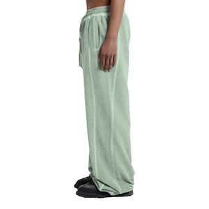 กางเกงสเวตเตอร์ระบายอากาศใส่สบายสำหรับผู้ชายดีไซน์ล่าสุดน้ำหนักเบาสไตล์ลำลองสำหรับผู้ใหญ่เอวกลาง - Product Image 4