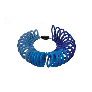 Medidor de Anillos, Juego de Calibres de Dedos de Metal, Banda Ancha 1-15, Herramienta Profesional de Joyería para Medir Tallas de Dedos - Product Image 5