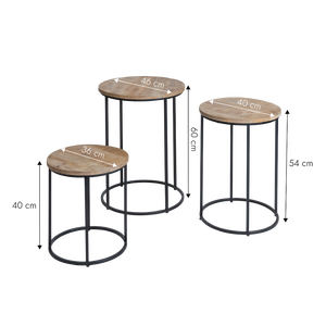 โต๊ะกาแฟทำจากไม้มะม่วง anouck - Product Image 5