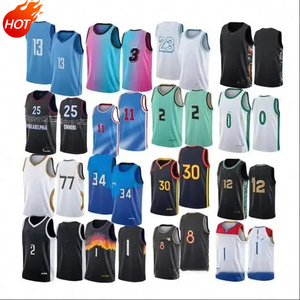 Custom Reversible Breathable Polyester Basketball Jersey Heat-Transfer Printed Your Name Number Team Sports Uniform Short Sleeve - Product Image 5