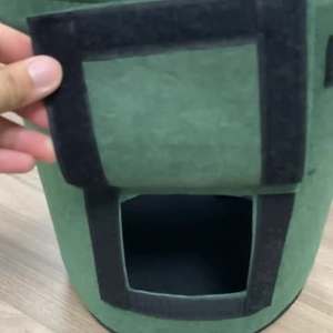 Sacs de <span class=keywords><strong>culture</strong></span> de pommes de terre 35D*45H 43L/10 gallons avec poignées rabattables, sacs de plantation de légumes pour oignons, fruits, tomates, carottes - Product Image 2