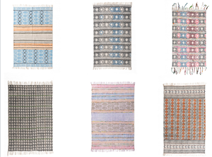 Tapis indien Dhurries tissé à la main tapis de sol décoratif tapis en coton en gros Dhurrie tapis tapis Service personnalisé - Product Image 6