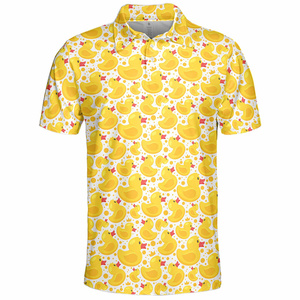 Camisa Polo Camiseta Uniforme Liso 100% Poliéster Sublimación Polos de hombre Negocios - Product Image 1