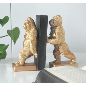 Unique Design <b>Decorative</b> Bookends Library Desktop <b>Books</b> Ends Wolf Metal <b>Books</b> Holders For Hot Selling Home School <b>Book</b> Ends - Product Image 4