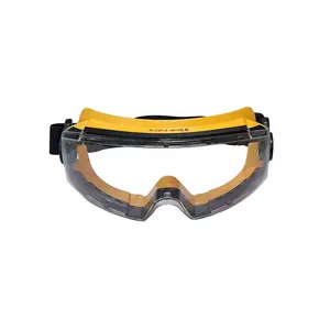 Lunettes de sécurité durables A10 pour le personnel des laboratoires et des usines chimiques avec résistance aux éclaboussures, lentilles anti-éclats et vision claire - Product Image 1