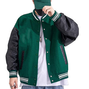 Chaqueta universitaria con letras de béisbol hecha a medida para hombre, chaqueta universitaria de lona de diseño único de lana de la mejor calidad MOQ bajo para jóvenes - Product Image 1