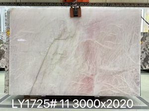 หินควอตซ์ไซต์บราซิลแบบมี<span class=keywords><strong>ไฟ</strong></span>ส่องด้านหลัง สีชมพูคริสตัล ควอตซ์ไซต์โปร่งแสง สีชมพู สำหรับงานบุผนังแบบซ้อน - Product Image 3