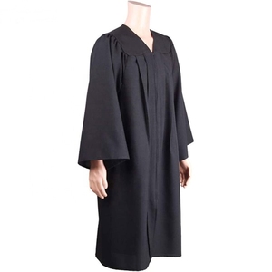 Toga de Graduación Escolar Primaria 2025, Uniforme Escolar Negro Personalizado para Niños, 100% Poliéster - Product Image 6